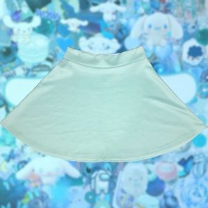 Charlotte Russe mint/blue skater skirt